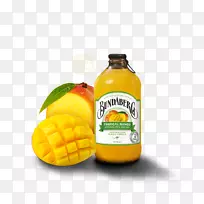 橙汁饮料Bundaberg酿造的饮料汽水柠檬汁柠檬酸橙和苦味柠檬水