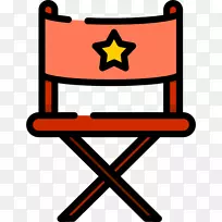 桌面摄影剪贴画导演椅