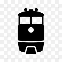 铁路运输列车快速运输计算机图标.列车