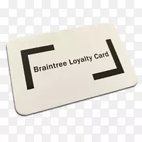 Braintree品牌忠诚度计划折扣卡-忠诚卡