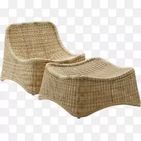 Eames躺椅，脚凳，躺椅，长椅