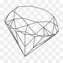 画线艺术钻石剪贴画-钻石