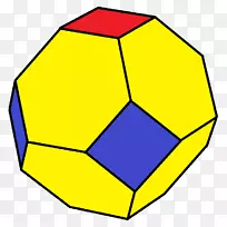 截断八面体几何阿基米德固体截断边