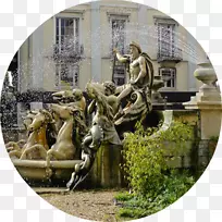 雕像树-特雷维喷泉