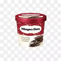 巧克力冰淇淋Hagen-dazs曲奇面团-冰淇淋