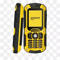 斯坦利手工具电话斯坦利s-121 ip 67 2g功能电话+蓝牙扬声器智能手机方框崎岖128-智能手机