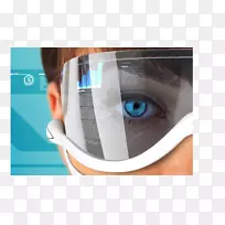 头挂式显示器谷歌玻璃增强现实显示器虚拟现实技术