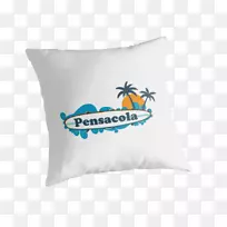 彭萨科拉海滩靠垫抛枕头可可海滩-枕头