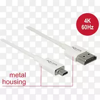 hdmi电缆4k分辨率以太网双绞线-usb