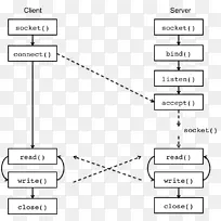 网络套接字客户端-服务器模型计算机服务器用户数据报协议-ROCK‘n’sock连接