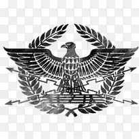 古罗马SPQR阿奎拉鹰t恤-鹰纹身