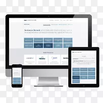 回应式网页设计数码市场网上发展网页设计