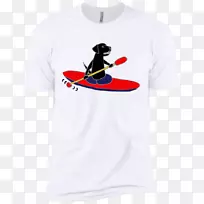 T恤拉布拉多猎犬袖标皮划艇-拉布拉多犬
