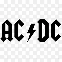 AC/DC标志贴上硬岩-通往地狱的公路