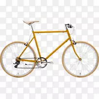 城市自行车跑车单速自行车-自行车