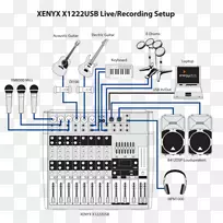 Behringer Xenyx x 1222 usb音频混频器Behringer混音器Xenyer Behringer Xexenyx 802 Behringer Xenyx x 1204 usb-话筒