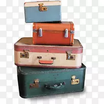 手提箱旅行行李艺术-行李箱