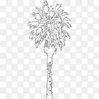小枝树.dwg计算机辅助设计植物茎树