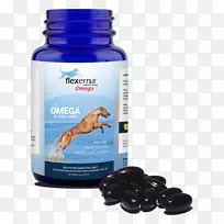 饮食补充剂狗欧米茄-3脂肪酸健康小管犬