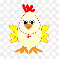 鸡为食，喙艺术，剪贴画，蛋壳