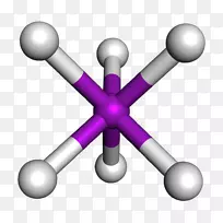 三角平面分子几何配位复配体三棱棱柱分子几何-三角配体