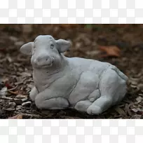 羊雕像陆生动物鼻子-羊
