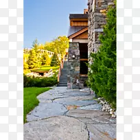 石墙景观维护庭院景观建筑景观美化-景观承包商