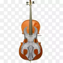大提琴，小提琴，乐器，弦乐器，中提琴.玻璃纸