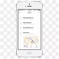 4G苹果lte智能手机视网膜显示分心驾驶