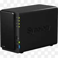 Synology DiskStation ds216+网络存储系统Synology Inc.语法磁盘站DS 216+II-齿条服务器
