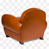 俱乐部椅焦糖色设计