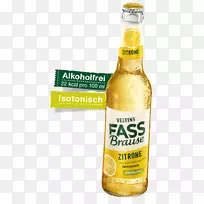 啤酒Fassbrause Veltins啤酒厂食品柠檬-酸橙饮料-啤酒