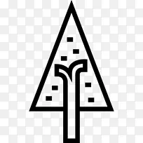 生态计算机图标花园-松树锥元素