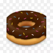 表情甜甜圈贴纸iphone-moji