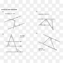 三角形横向平行线-三角形