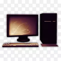 电脑显示器个人电脑输出装置台式电脑多媒体电脑台式电脑pc png