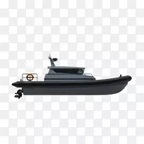 游艇硬壳充气艇小艇-游艇