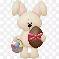 复活节兔子剪贴画-巧克力兔