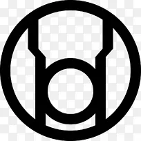 绿灯笼军团Atrocitus Hal Jordan Sinestro-超级英雄标志