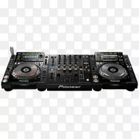 CDJ-2000光盘骑师DJ搅拌机先驱DJM 900 Nexus-DJ转台
