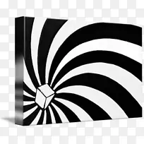 黑白平面设计艺术海报意象-柯兰