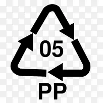 塑料袋树脂识别代码聚丙烯回收代码回收利用符号