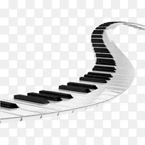 音乐键盘钢琴音符-钢琴