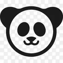 大熊猫熊电脑图标红熊猫熊