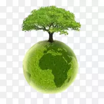 地球绿色自然环境环保型生态-地球