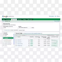 计算机程序网页行操作系统.2017年的AdWords