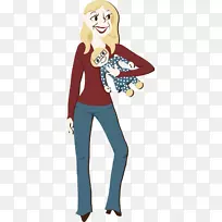 智人手指人类行为剪贴画-巴菲·萨默斯
