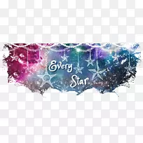 厌恶色彩的书，悲伤，愤怒，星星在天空中