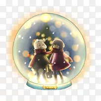 圣诞装饰品-雪球