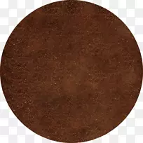 铜棕色圆咖啡螺母